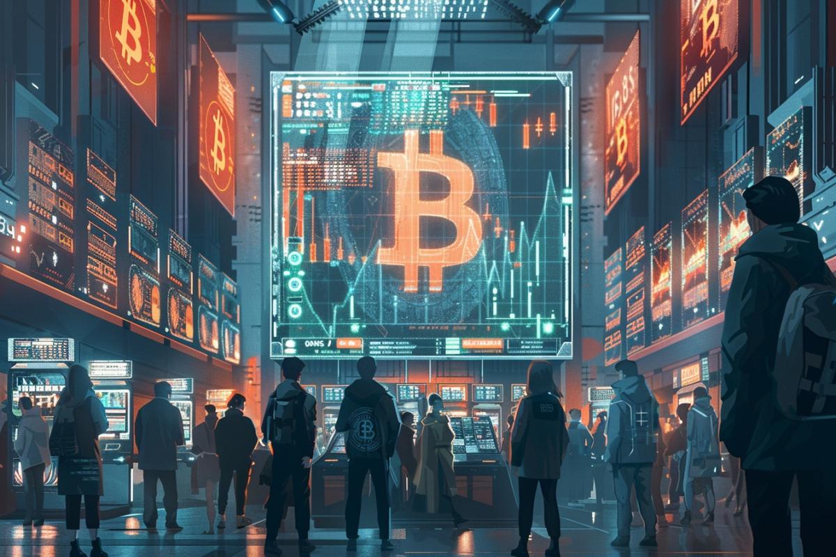 Le Bitcoin explose à plus de $70k, volume d'échanges journalier en forte hausse