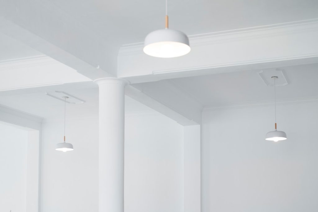 faux plafond blanc