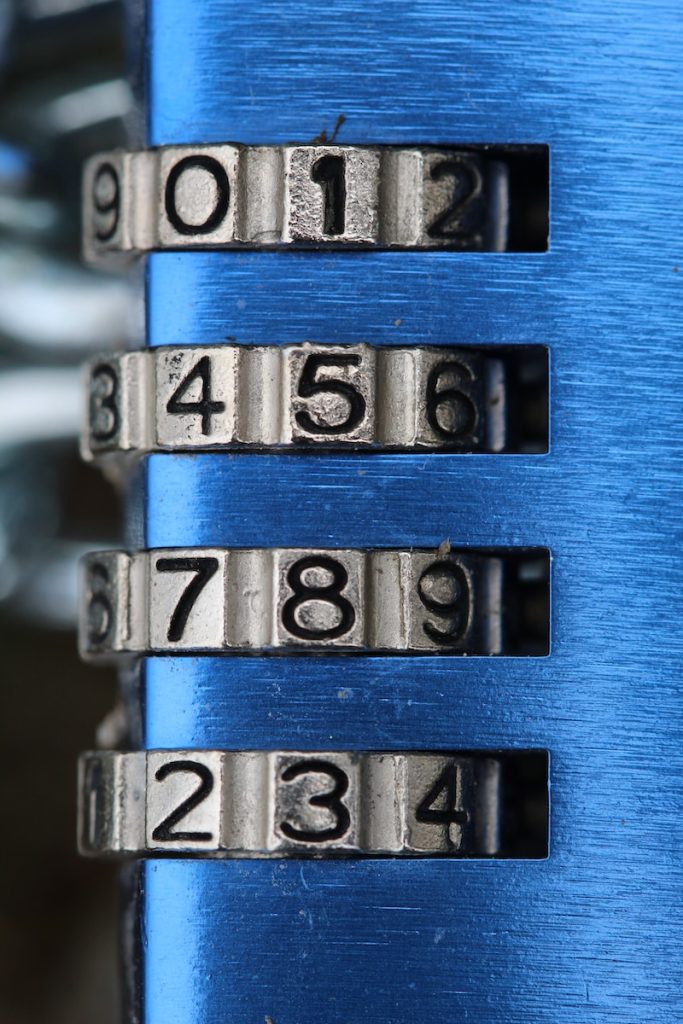 numéro cadenas