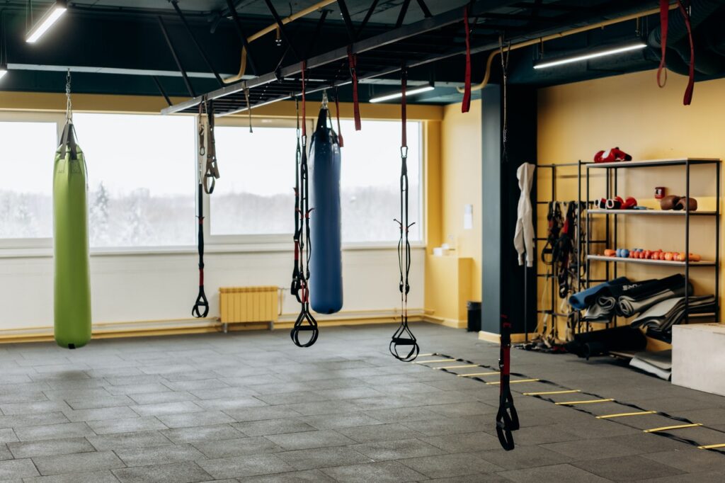 Une salle de sport