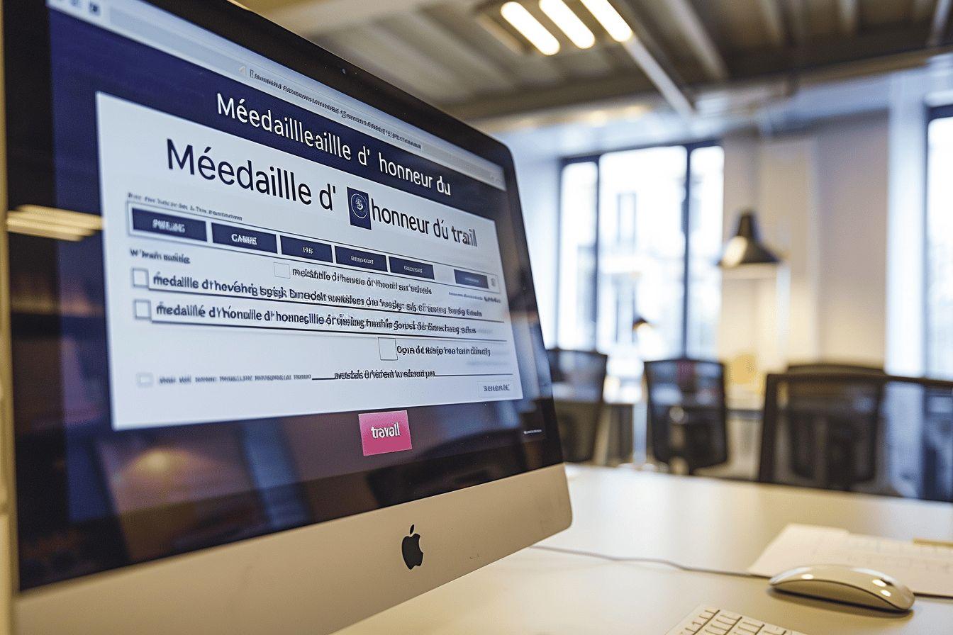 Demande de médaille d'honneur du travail en ligne : démarche et procédure officielle