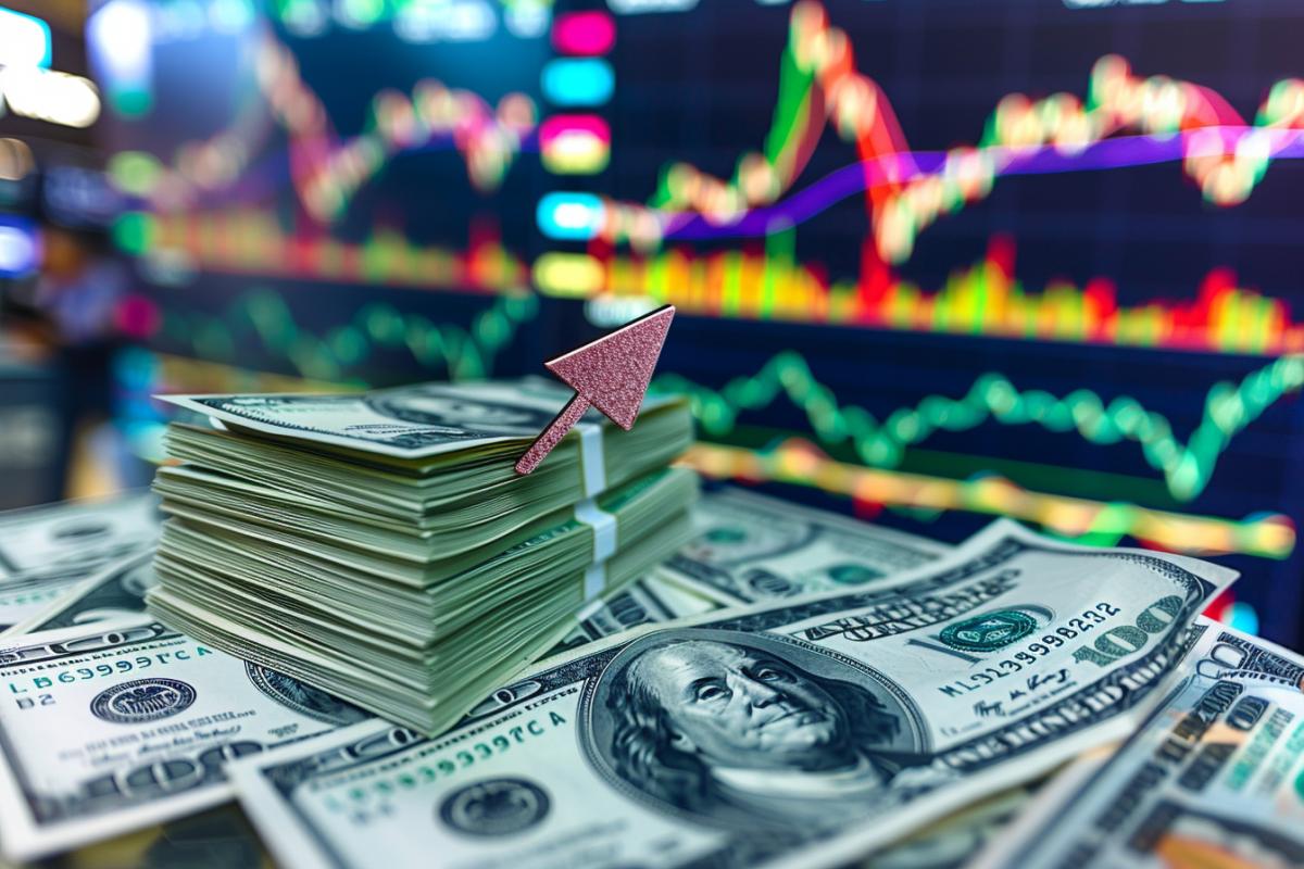 Dollar en baisse, marché en hausse après l'inflation du 13/03/2024