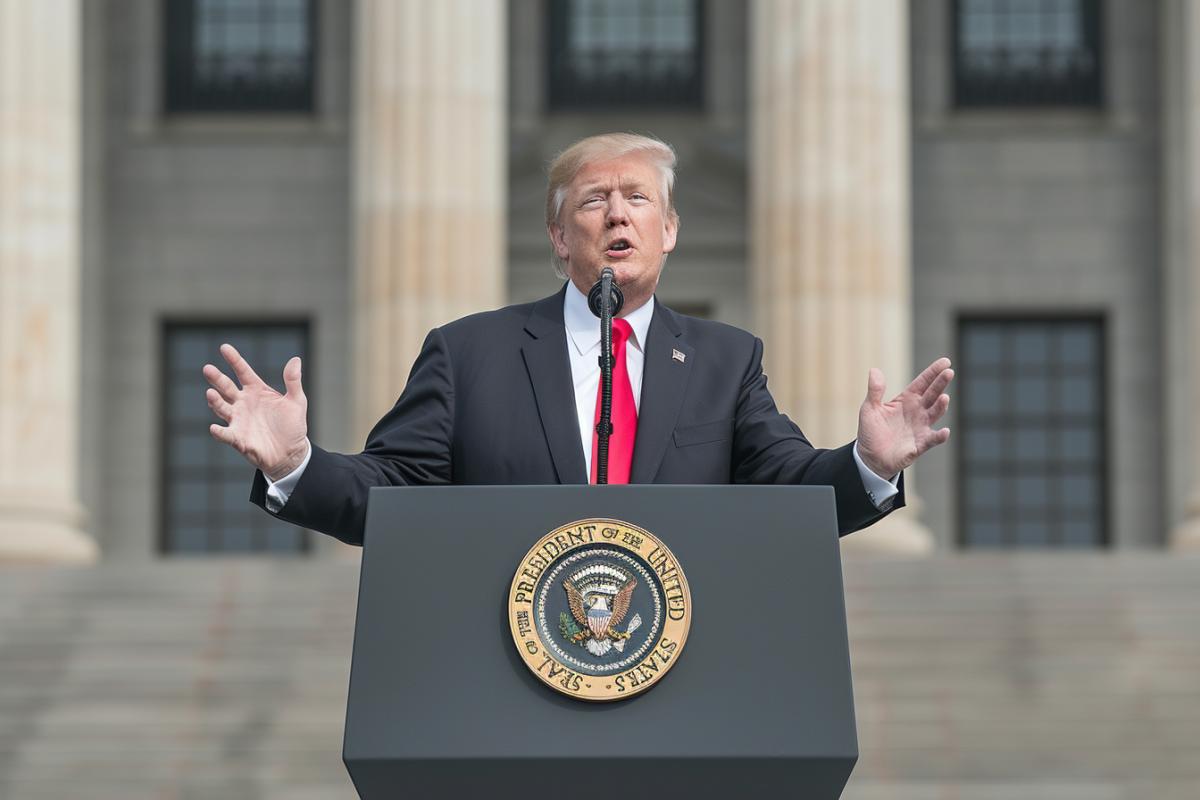 Donald Trump met en garde contre les risques de l'IA