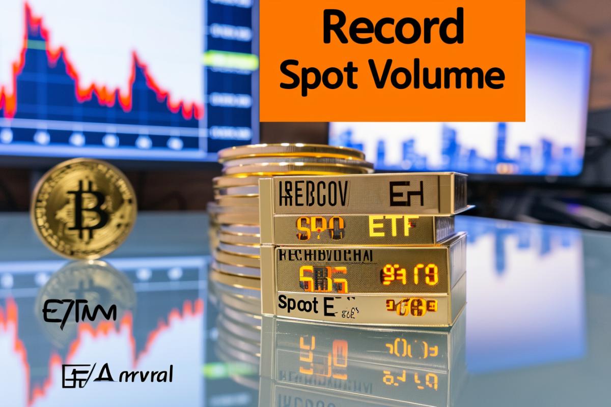 ETF Bitcoin : le volume explose avant le lancement des ETF spot !