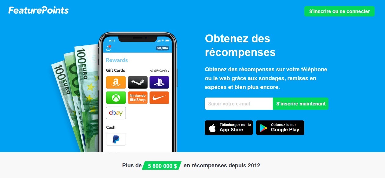 Gagner de l'argent en regardant des pubs : les applications