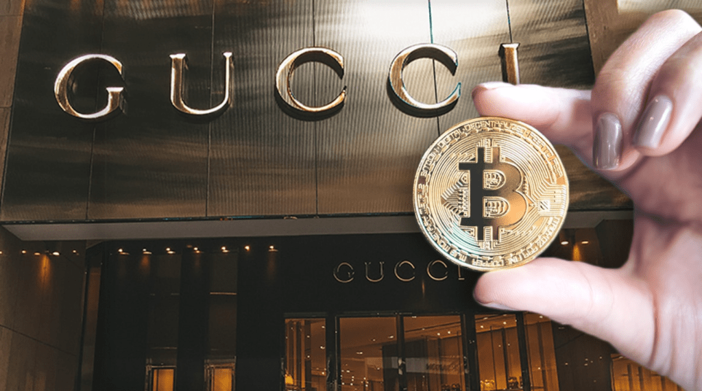 payer gucci avec des crypto