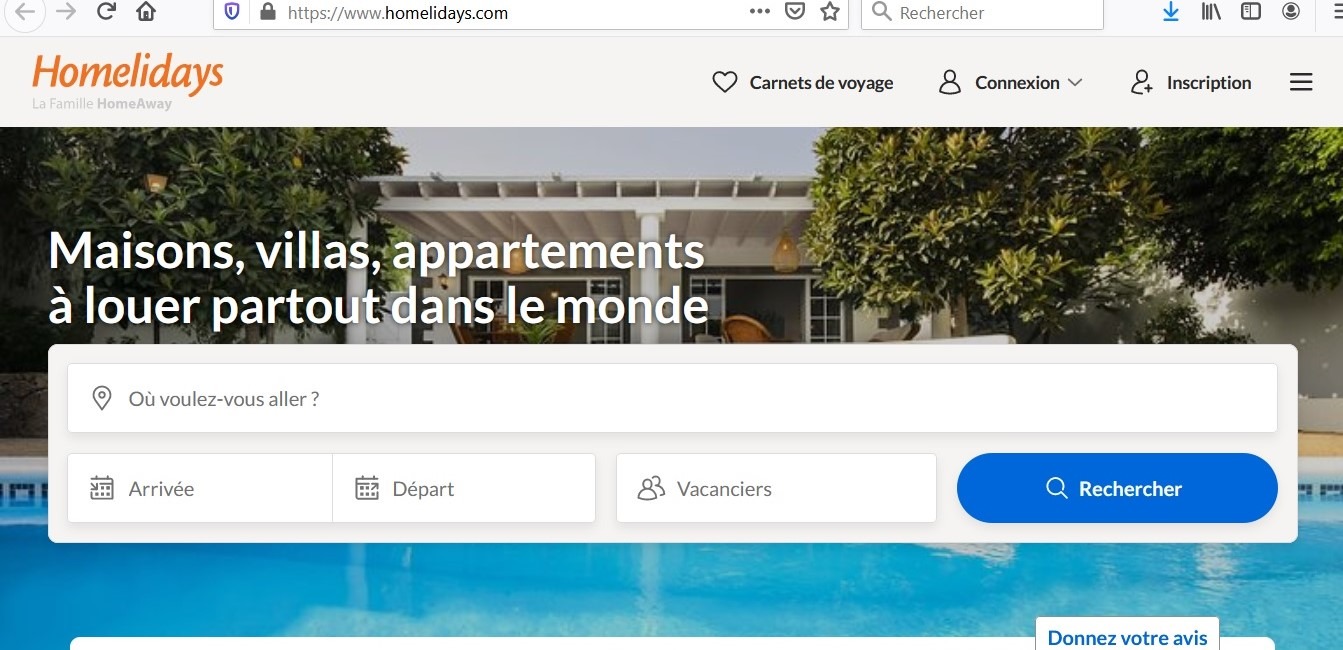 Homelidays : présentation du site de location