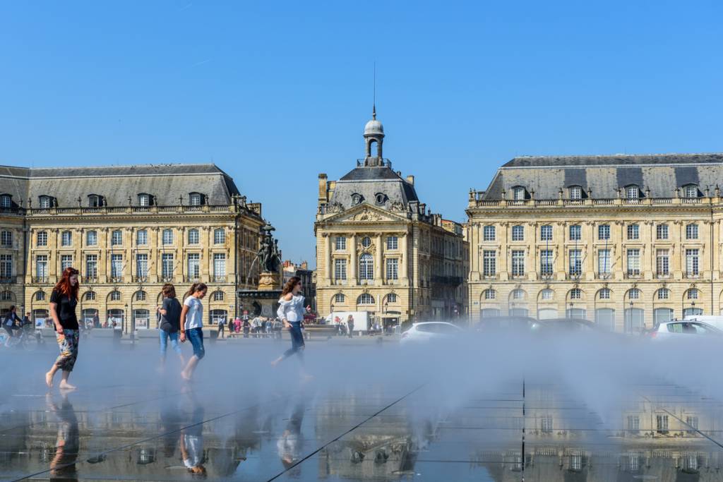 quartier la place de la Bourse Bordeaux