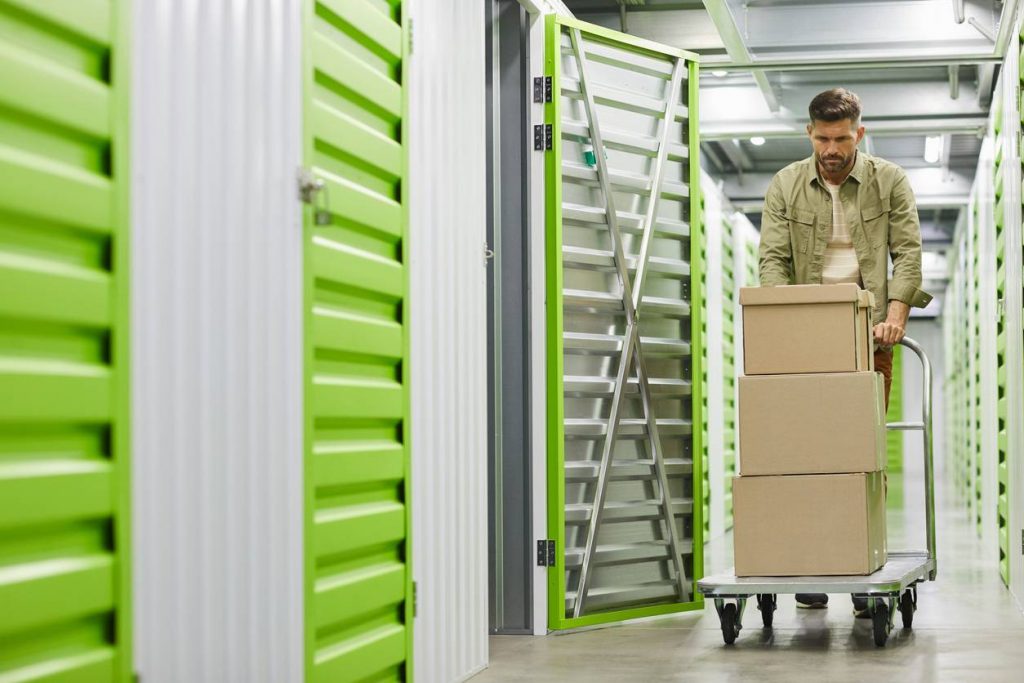 box de stockage affaires personnelles