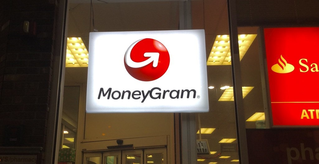 Pancarte lumineuse MoneyGram
