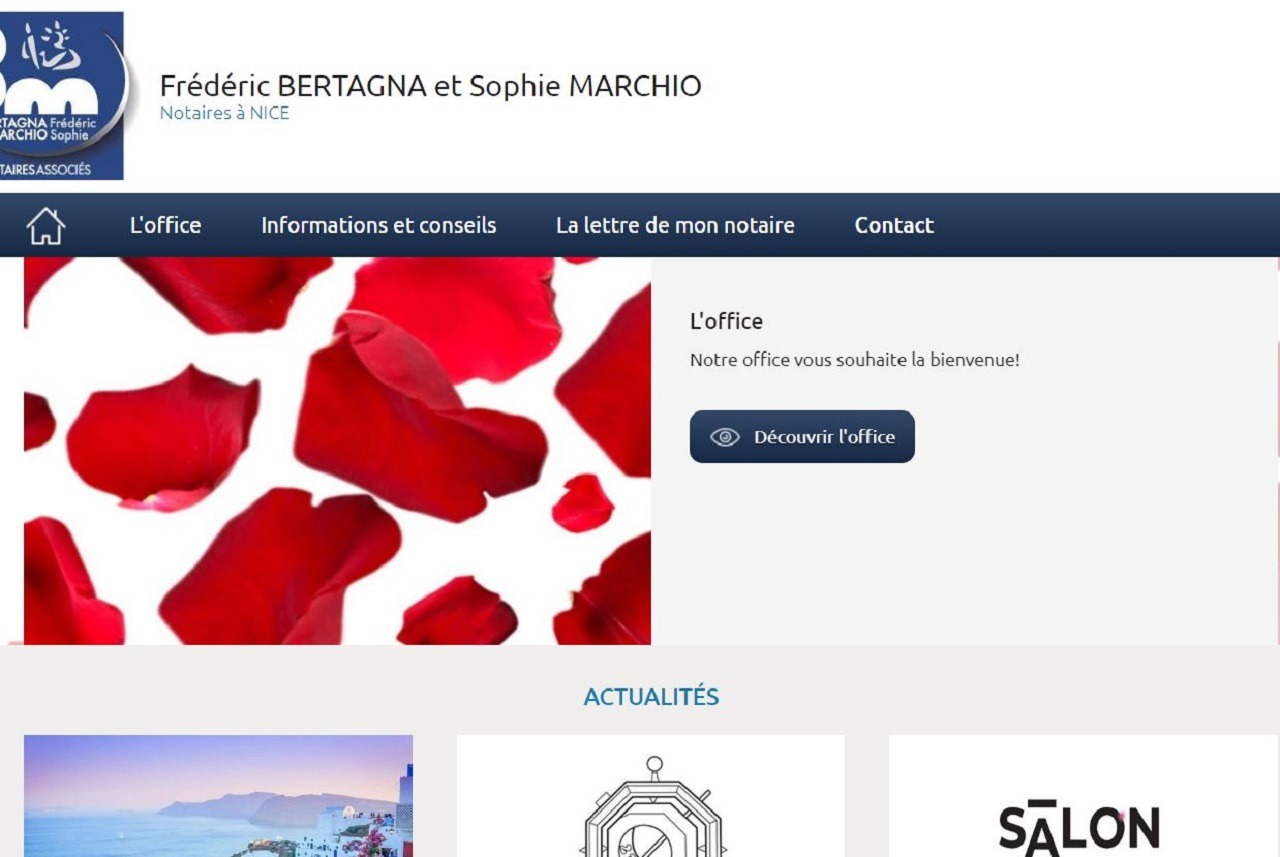 Maître Frédéric Bertagna et Maître Sophie Marchio