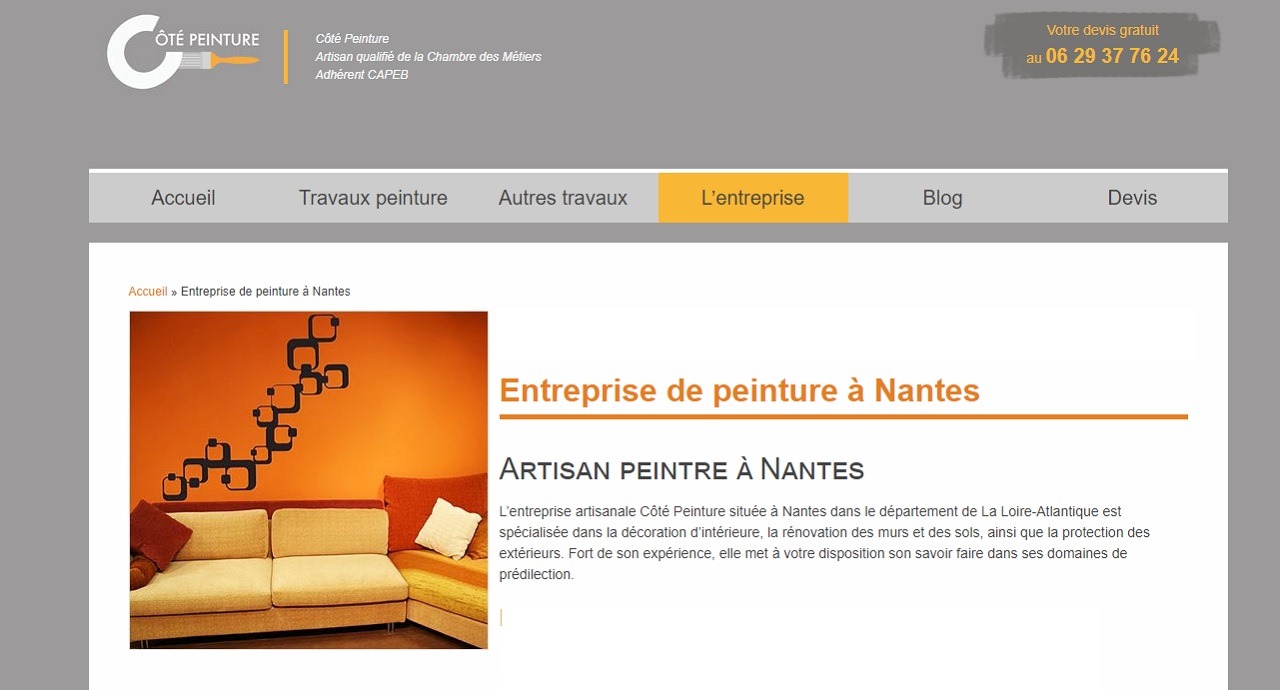 Côté peinture