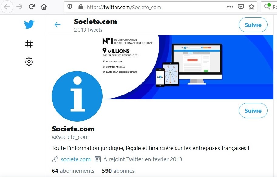 Compte Twitter