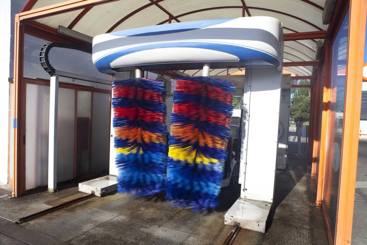 station lavage auto engins de chantier